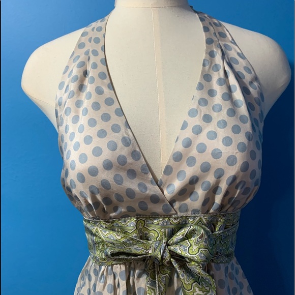 BCBGMaxAzria Dresses & Skirts - BCBG silk halter maxi dress